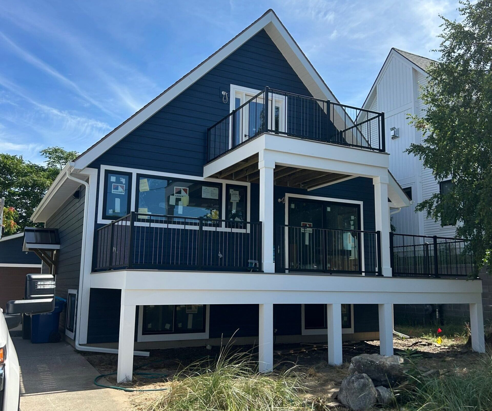 After Deck addition from Vander Lee Construction in Grand Haven, Michigan