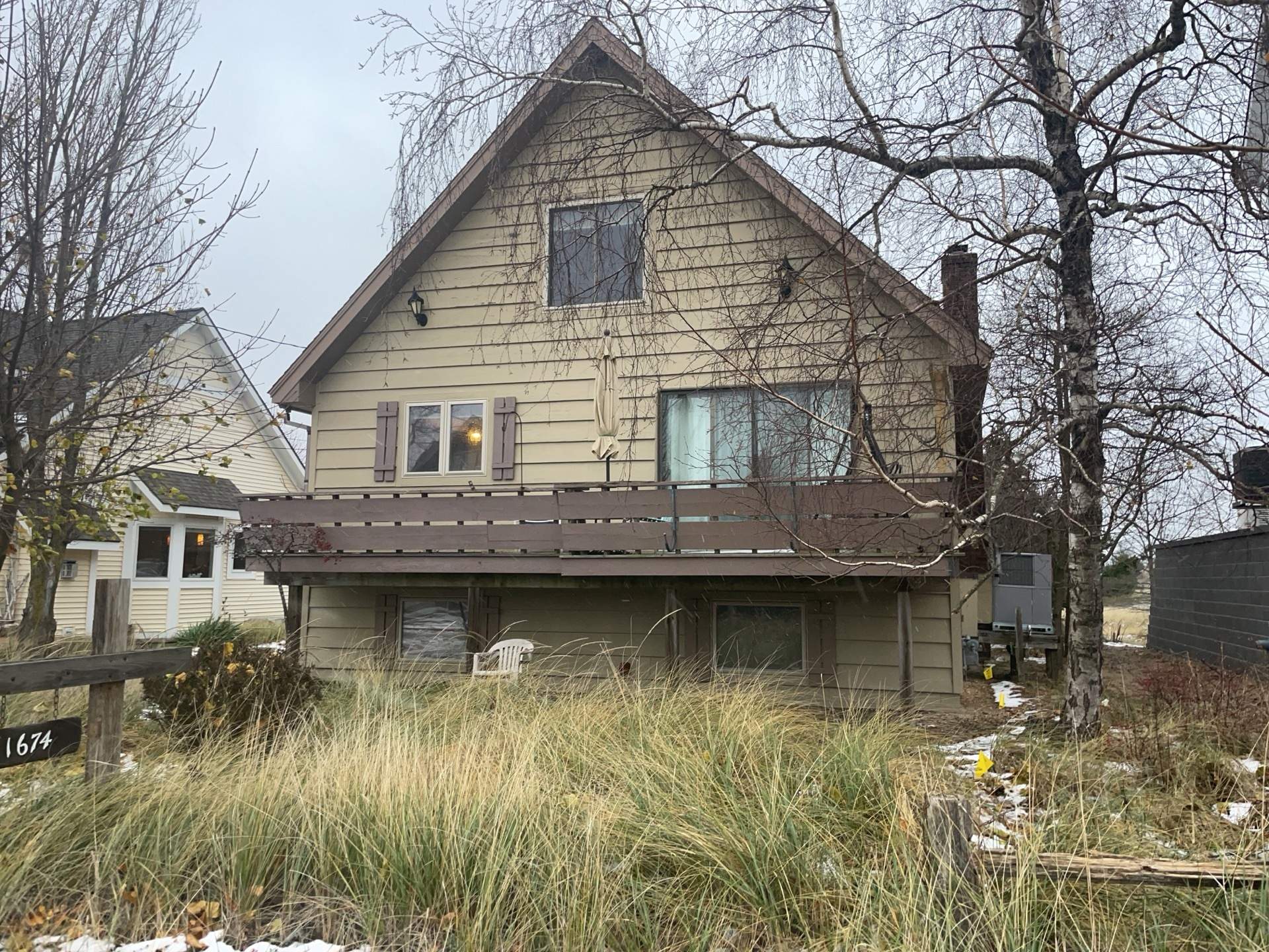 Before Deck addition from Vander Lee Construction in Grand Haven, Michigan
